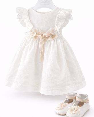 Abito battesimo bianco cerimonia 9Mesi Marlu'