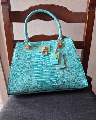 Borsa Guess Stephi Croco Girlfriend Satchel