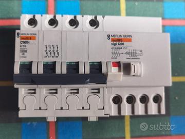 interruttore trifase C16 magnetotermico differenz