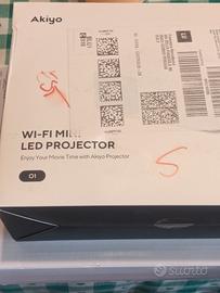 proiettore wi fi e telo abbinato 