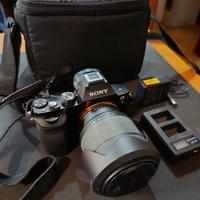 Sony A7 completa di accessori e Custodia