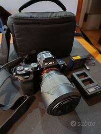 Sony A7 completa di accessori e Custodia