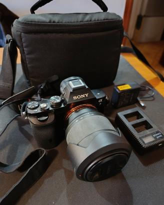 Sony A7 completa di accessori e Custodia