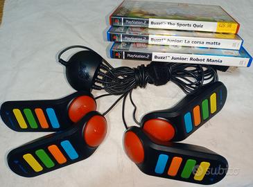 PlayStation 2 Buzzer Buzz E Pistola G-Con 45 Ps1