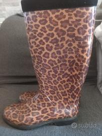 stivaletti da bambina leopardo 