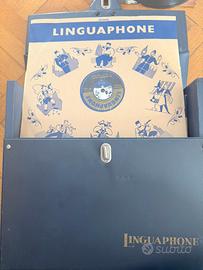 Linguaphone tedesco dischi con custodia