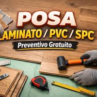 POSATORE LAMINATO-PVC-SPC- Sopraluogo GRATIS