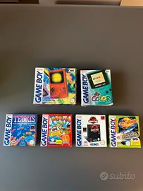 Lotto Nintendo Game Boy + Giochi Originali complet