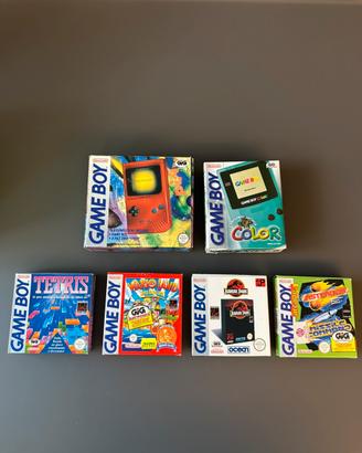 Lotto Nintendo Game Boy + Giochi Originali complet