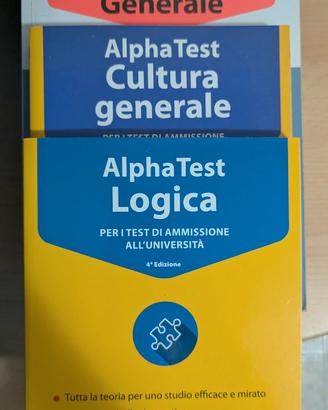 Alphatest cultura generale + logica 