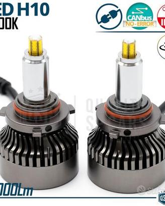 Kit FULL LED H10 CANbus Luce Bianca 6500K 12000LM