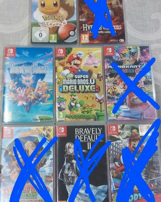 Lotto Giochi Nintendo switch 
