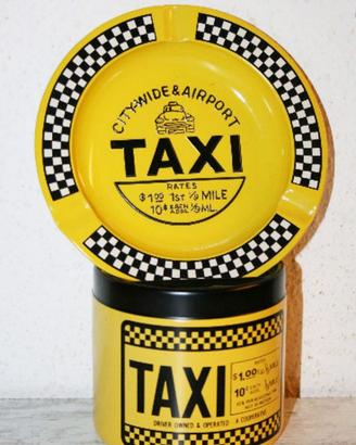 Posacenere Vintage Anni 80 New York Taxi Cab