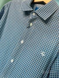 Camicia bambino bianca/blu tg 10 anni Fay