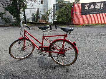 Tandem vintage Bi Bici rosso – bicicletta 2 posti