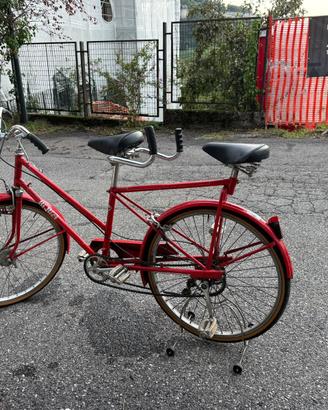 Tandem vintage Bi Bici rosso – bicicletta 2 posti