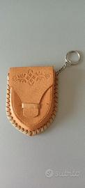 Portachiavi astuccio cuoio handmade Bulgaria