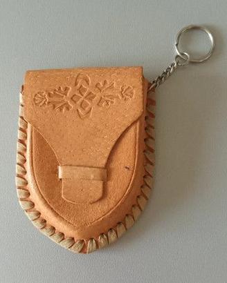 Portachiavi astuccio cuoio handmade Bulgaria