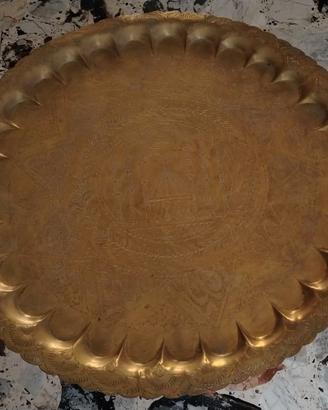 Tavolino etnico da fumo vassoio pieghevole