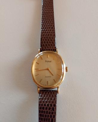 Orologio donna Pulsar Quarzo placcato oro anni 90 