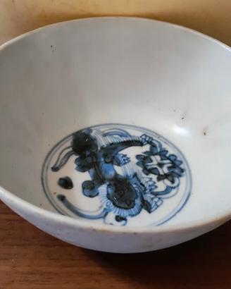 Ciotola Cina  porcellana Swatow Dinastia Ming