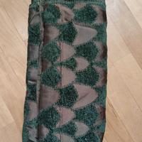 tessuto in velluto ciniglia e seta