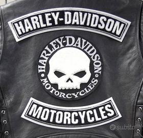Tris Toppe Harley Davidson Termoadesive per Gilet