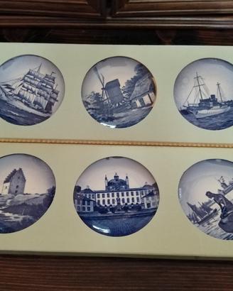 Set mini piatti in porcellana di Royal Copenaghen 