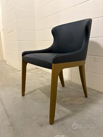 Sedia Poltroncina Potocco Made in Italy Pelle