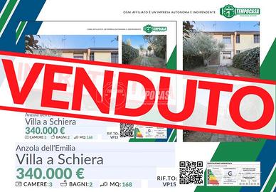 VP15 VILLETTA A SCHIERA IN CENTRO AD ANZOLA CON GI