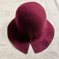 Cappello Cloche Bordeaux