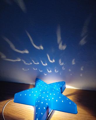 lampada da camera blu a stella IKEA