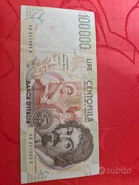 banconota da 100000lire 
