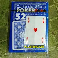 Mazzo di Carte da gioco plastificate