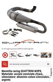 Marmitta racing per vespa px
