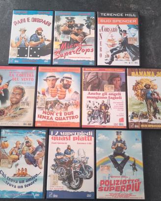Lotto 10 DVD Film Bud Spencer e Terence Hill