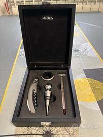 Kit apribottiglie vino con accessori