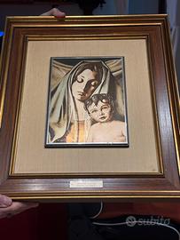 Gregorio Sciltian Madonna con Bambino argento 800