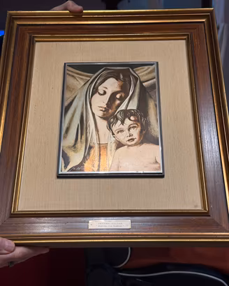 Gregorio Sciltian Madonna con Bambino argento 800
