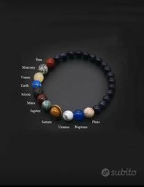 Braccialetto di perline di otto pianeti