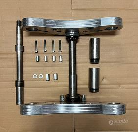 Piastre sterzo larghe per honda shadow vt 600