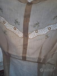 camicia notte in pizzo di Cantu'