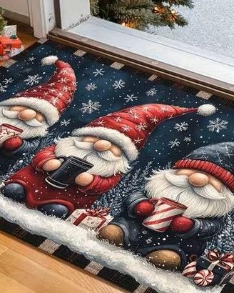 Tappeto Zerbino Natale 60 x 40 cm tappetino