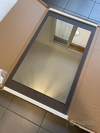 Specchiera con cornice bronzo