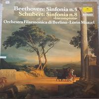 DISCO VINILE LP BEETHOVEN SINF.5-SHUBERT SINF.8