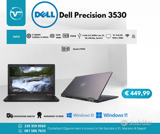 Dell Precision 3530 i7 32Gb DDR4 256 Gb SSD -  15"