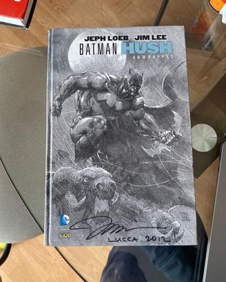 Batman Hush unwrapped autografato jim lee