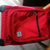 Valigia zaino trolley con spallacci e ruote, viagg