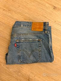 Levi’s 501 straight fit azzurro vintage distressed