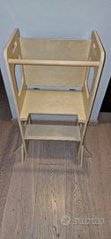 Torre Montessori in legno per bambini, 3 in 1